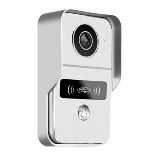 Giuneuow 1080P 10 7-Farben-Touchscreen, Kabellose WLAN-Video-Türklingel, Smart TUYA Home Intercom Kit für RFID-Zugang, EU-Stecker von Giuneuow