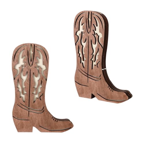 Giuneuow 2 Stück Wandpflanzgefäße Aus in Cowboystiefelform für Zimmerpflanzen, 12x8, Cowboystiefel-Blumenvase, Hängende Taschenvasen von Giuneuow