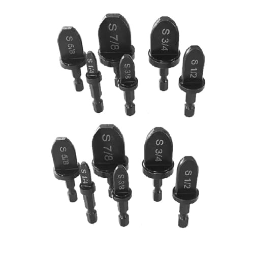Giuneuow 2-Teiliges 6-Teiliges Set Elektrischer Rohraufweiter Sechskantgriff Kupferrohraufweiter-Set Klimaanlage Kupferrohraufweiter von Giuneuow