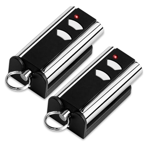 Giuneuow 2er-Pack 433,92 MHz Garagentor-Handsender für Standard Steel Entrematic RCU 433-2, RCU 433-4, EA433 2KS, T433-4 Giuneuow 2er-Pack 433,92 MHz Garagentor-Handsender für Standard Steel Entrematic RCU 433-2, RCU 433-4, EA433 2KS, T433-4 von Giuneuow
