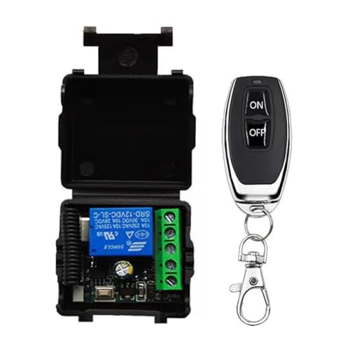 Giuneuow 433MHz Drahtloser Fernbedienungsschalter -Relais 12V Fernbedienungsschalter für Garagentor-Motor Wasserpumpensteuerung Giuneuow 433MHz Drahtloser Fernbedienungsschalter -Relais 12V Fernbedienungsschalter für Garagentor-Motor Wasserpumpensteuerung von Giuneuow