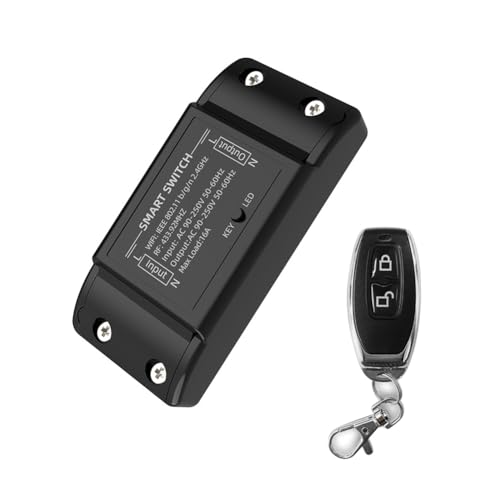 Giuneuow 433MHz Fernbediener Inklusive WiFi+ 433MHz Smart Home Automation Relay Switch Unterstützt App Voice Control A. von Giuneuow