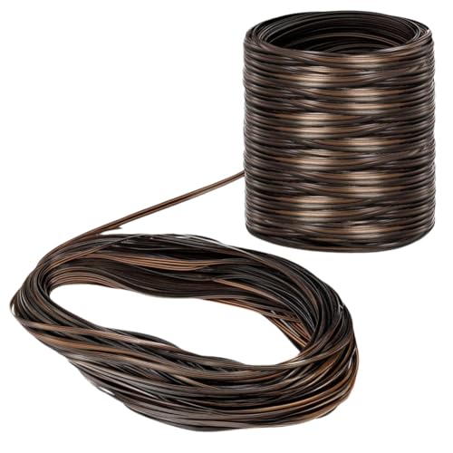 Giuneuow 459 Fuß Korbgeflecht-Reparaturset, Reparaturzubehör für Rattan-Terrassenstühle, Sofas, Möbel, Farbverlauf, Kaffeebraun, Exlong Weaving Webbing von Giuneuow