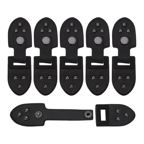 Giuneuow 6 Packungslegierung Cape Cloak Clasp Metall Leder Schnallen Schwarze PU Leder Nähen Sie Schnürschnallen Geldbeutelschlösser Giuneuow 6 Packungslegierung Cape Cloak Clasp Metall Leder Schnallen Schwarze PU Leder Nähen Sie Schnürschnallen Geldbeutelschlösser von Giuneuow