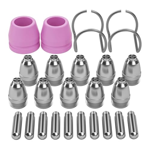Giuneuow -60 Plasmaschneidbrenner-Verbrauchsmaterial, 040-55 -60 WSD-60 Plasmaschneider-Zubehör für CUT55/CUT55PRO, 24 Stück von Giuneuow
