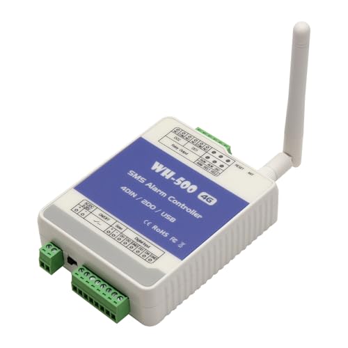 Giuneuow App Control WH-500-EU GSM 4G Gate Türöffner Relais-Relais-Schalter Fernbediener Wireless Alarm Controller von Giuneuow