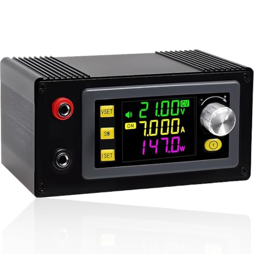Giuneuow CC CV 150W DC Einstellbarer Buck-Boost-Konverter, 12 V 24 V 150W Spannungsregler 6-36V Bis 0-36 V mit Fall LCD-Bildschirm von Giuneuow