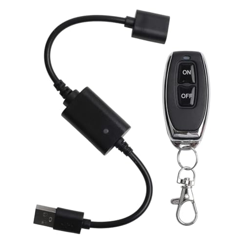 Giuneuow DC5V 433Mhz USB Kabellose Fernbedienung Schalter Treiber ein/Aus für LED Lichtleiste Leselampe Licht Ventilator von Giuneuow