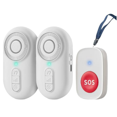 Giuneuow Neue Q26 Kabellose Intelligente Türklingel Pflegetürklingel Senioren-Notrufgerät Pflegepager Pflegepager SOS-Alarmsystem von Giuneuow