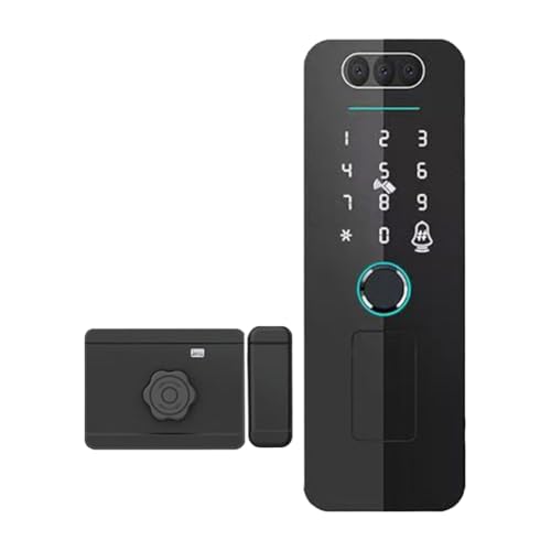 Giuneuow Tuya Fingerabdruck RFID -Karten Passwort App Control Smart WiFi Door Schloss Gesichtserkennung Wasserdicht von Giuneuow