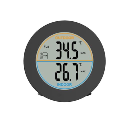 Giuneuow WLCD LCD Digital Thermometer Anzeige Innentemperaturmonitor Wandtisch Montierung C/F Schaltbarer Sensor -Datensatzmessgerät Giuneuow WLCD LCD Digital Thermometer Anzeige Innentemperaturmonitor Wandtisch Montierung C/F Schaltbarer Sensor -Datensatzmessgerät von Giuneuow