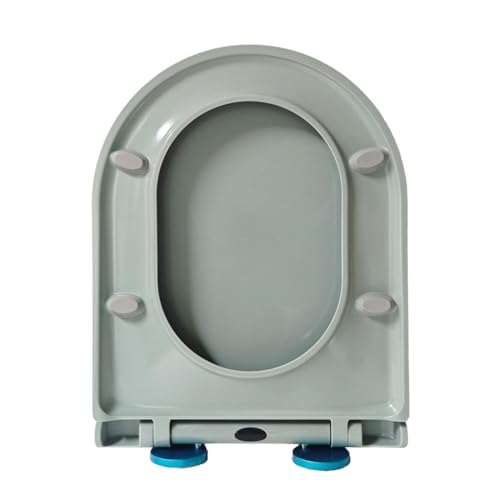 Giural Toilettendeckel Mit Absenkautomatik Grauer - WC Sitz D Form Klodeckel 46 X 36 Cm, Klobrille D Form Toilettensitz & WC-Deckel Für D Form Toilette, 360° Verstellbares Scharnier Giural Toilettendeckel Mit Absenkautomatik Grauer - WC Sitz D Form Klodeckel 46 X 36 Cm, Klobrille D Form Toilettensitz & WC-Deckel Für D Form Toilette, 360° Verstellbares Scharnier von Giural