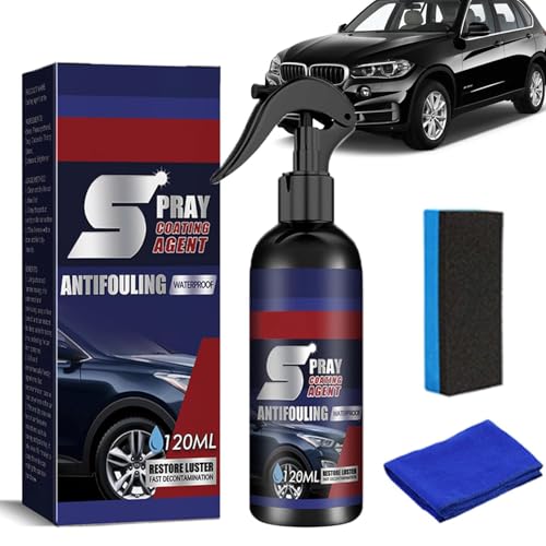 Multi-Functional Coating Renewal Agent, High Protection Quick Car Coating Spray, Coating Agent Spray for Vehicles, Nano Car Scratch Repair Spray, Plastic Parts Refurbish Agent (1 Pcs) von Giurui