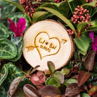 Geschnitzte Holz Liebe Token von GiveagiftShop