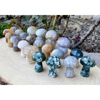 Achatpilz, Wahl, Gebändert, Moos, Karneol, Blume, Polierter Kristall-Naturstein, Spirituelle Geschenke, 5, 9 "-2, 7" Achatpilz, Wahl, Gebändert, Moos, Karneol, Blume, Polierter Kristall-Naturstein, Spirituelle Geschenke, 5, 9 "-2, 7" von GivingEarthMinerals