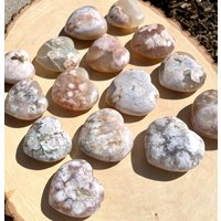 Blumenachat Herz, Kirschblüte, Wahl, Polierter Kristall Naturstein, Edelstein Spirituelle Geschenke Blumenachat Herz, Kirschblüte, Wahl, Polierter Kristall Naturstein, Edelstein Spirituelle Geschenke von GivingEarthMinerals