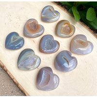 Druzy Achat Herz, Wahl, Polierter Kristall Naturstein, Quarztasche, Edelstein Spirituelle Geschenke Druzy Achat Herz, Wahl, Polierter Kristall Naturstein, Quarztasche, Edelstein Spirituelle Geschenke von GivingEarthMinerals