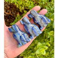 Lapis Lazuli Hund, 2, 5 "Wahl, Kristallsteinschnitzerei, Welpe, Krafttier, Spirituelles Geschenk Lapis Lazuli Hund, 2, 5 "Wahl, Kristallsteinschnitzerei, Welpe, Krafttier, Spirituelles Geschenk von GivingEarthMinerals