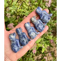 Sodalith Hund, 2 "Wahl, Geschnitzter Stein, Kristallschnitzerei, Welpe, Krafttier, Spirituelle Geschenke Sodalith Hund, 2 "Wahl, Geschnitzter Stein, Kristallschnitzerei, Welpe, Krafttier, Spirituelle Geschenke von GivingEarthMinerals