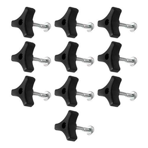 Giwnhvx 10 Set Dreieck Lenker Radknopf und Bolzenbefestigungen Ersatz für Rasenmäher Rasenmäher Zubehör von Giwnhvx