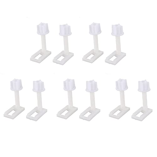 Giwnhvx 10 Stück DIY-Kunststoff-WC-Sitz-Schrauben, Befestigungen, passend für WC-Sitze, Scharniere, Reparaturwerkzeuge, Typ und Größe: 5, 4,4 x 2,4 cm Giwnhvx 10 Stück DIY-Kunststoff-WC-Sitz-Schrauben, Befestigungen, passend für WC-Sitze, Scharniere, Reparaturwerkzeuge, Typ und Größe: 5, 4,4 x 2,4 cm von Giwnhvx