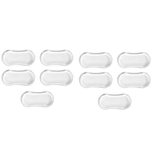 Giwnhvx 10 x Ersatz-Set für WC-Stoßstangen, geeignet für Bidet, transparenter Aufkleber, Anti-Kollision, universell und leise Giwnhvx 10 x Ersatz-Set für WC-Stoßstangen, geeignet für Bidet, transparenter Aufkleber, Anti-Kollision, universell und leise von Giwnhvx