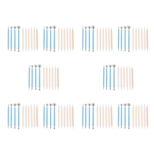 Giwnhvx 100 Stück Dotting Tools Ball Styluses für Mandala Rock Malerei Keramik Ton Handwerk Prägekunst von Giwnhvx