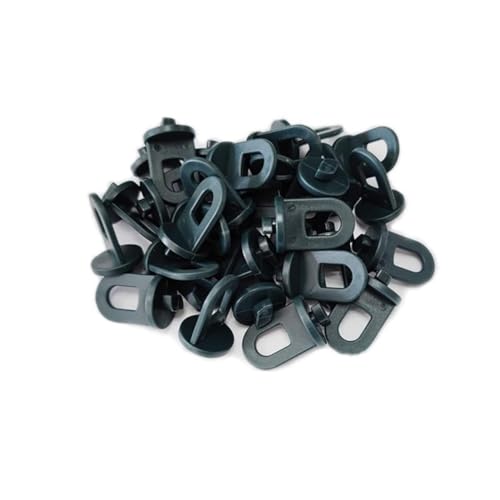 Giwnhvx 100 Stück Gewächshaus-Haken, Kunststoff-Gewächshaus-Dreh-Clips, Befestigungsclips, Gewächshaus-Isolierung, Zubehör von Giwnhvx