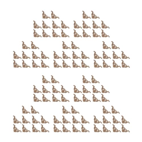 Giwnhvx 100 Stück Schnitzerei Aufkleber Geschnitzte Leisten Ecke Applique Hause TüR Schnitzerei für TüR Schrank von Giwnhvx