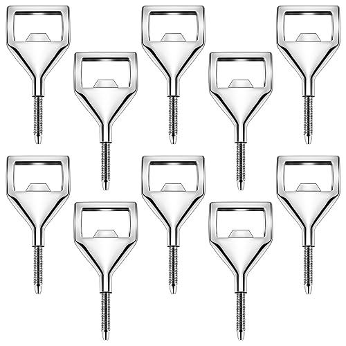 Giwnhvx 10pcs DIY Gewinde Bieröffner Metall Gewinde Bierflaschenöffner Bierflaschenöffner Einsatz Metall Flaschenöffner Bierflaschenöffner Blank Flaschenöffner von Giwnhvx