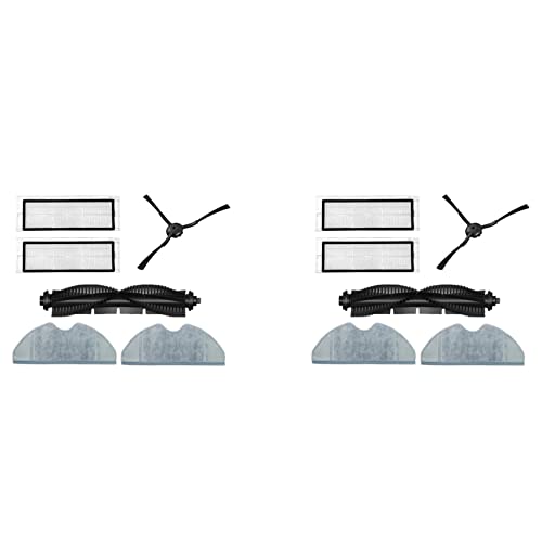 Giwnhvx 12 x Rollenbürste Seitenbürste HEPA-Filter Wischtuch Tuch Tuch Tuch für Qihoo 360 S7 Pro Roboter-Staubsauger Ersatzteile Zubehör Giwnhvx 12 x Rollenbürste Seitenbürste HEPA-Filter Wischtuch Tuch Tuch Tuch für Qihoo 360 S7 Pro Roboter-Staubsauger Ersatzteile Zubehör von Giwnhvx