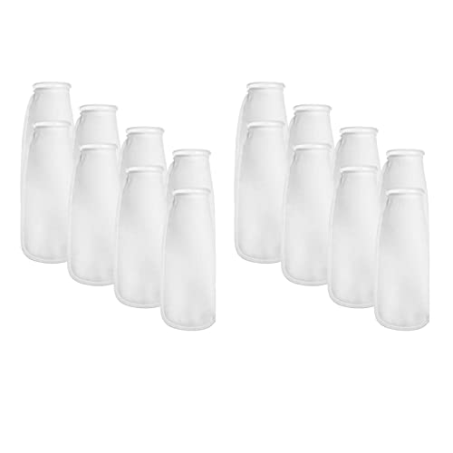 Giwnhvx 16 Packungen Filtersocken 200 Mikrometer für Aquarium/Salzwasseraquarium, Teich, für Überlauf Giwnhvx 16 Packungen Filtersocken 200 Mikrometer für Aquarium/Salzwasseraquarium, Teich, für Überlauf von Giwnhvx