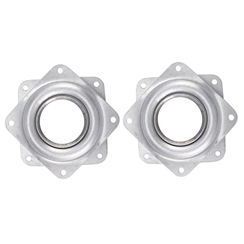 Giwnhvx 2 x Lazy Kugellager-Drehplatte aus Metall – 95 x 95 x 9 mm von Giwnhvx