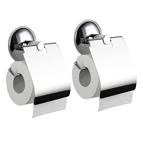 Giwnhvx 2 x Toilettenpapierhalter aus Stahl Wandhalterung für Staubsauger Toilettenpapierhalter Toilettenpapierhalter für Badezimmer von Giwnhvx