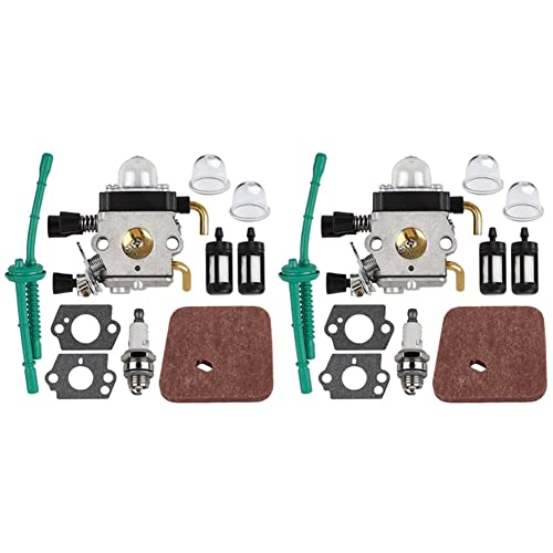 Giwnhvx 2 x Vergaser für FS55 FS55R FS38 FS45 FS46 KM55 HL45 FS45L FS45C FS46C FS55C FS55RC Rasentrimmer Unkrautfresser Giwnhvx 2 x Vergaser für FS55 FS55R FS38 FS45 FS46 KM55 HL45 FS45L FS45C FS46C FS55C FS55RC Rasentrimmer Unkrautfresser von Giwnhvx