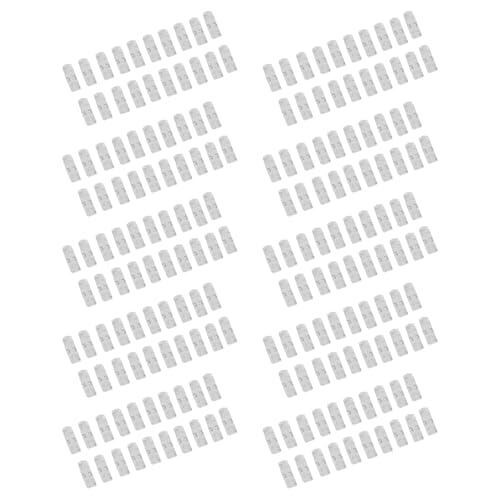 Giwnhvx 200 Stück/Lot Drahtbefestigungsklemmen, Schreibtisch-Draht-Klammern, Halterklemmen, Kabelclip (transparente Farbe) von Giwnhvx
