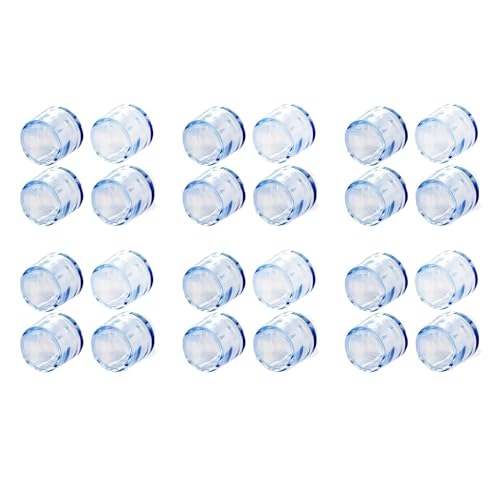 Giwnhvx 24 Stück Tischschutz aus transparentem Gummi für Möbel Füße für Bodenstopfen 15 mm Giwnhvx 24 Stück Tischschutz aus transparentem Gummi für Möbel Füße für Bodenstopfen 15 mm von Giwnhvx