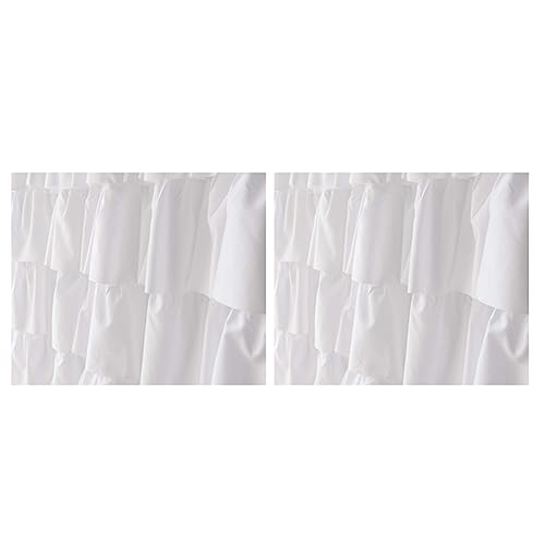 Giwnhvx 2X Dusche Rüschen Wohnkultur Weiches Polyester Dekorative Badaccessoires Ideal für Duschen Und Badewannen, 71 Zoll x 71 Zoll Giwnhvx 2X Dusche Rüschen Wohnkultur Weiches Polyester Dekorative Badaccessoires Ideal für Duschen Und Badewannen, 71 Zoll x 71 Zoll von Giwnhvx