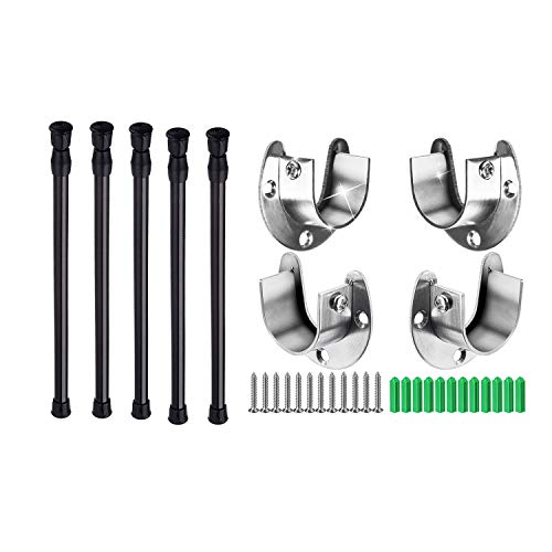 Giwnhvx 2er-Set Zubehör: 1 Set Schrankspannstange Feder 11,81 bis 20 Zoll & 1 Set Heavy Duty Schrankstange 1-1/3 Zoll Giwnhvx 2er-Set Zubehör: 1 Set Schrankspannstange Feder 11,81 bis 20 Zoll & 1 Set Heavy Duty Schrankstange 1-1/3 Zoll von Giwnhvx