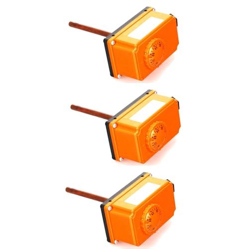 Giwnhvx 3 x G1/2 Außengewinde Warmwasserrohrthermostat Temperaturregler 90 Celsius Hochtemperatur-Start-Heizsystem Giwnhvx 3 x G1/2 Außengewinde Warmwasserrohrthermostat Temperaturregler 90 Celsius Hochtemperatur-Start-Heizsystem von Giwnhvx