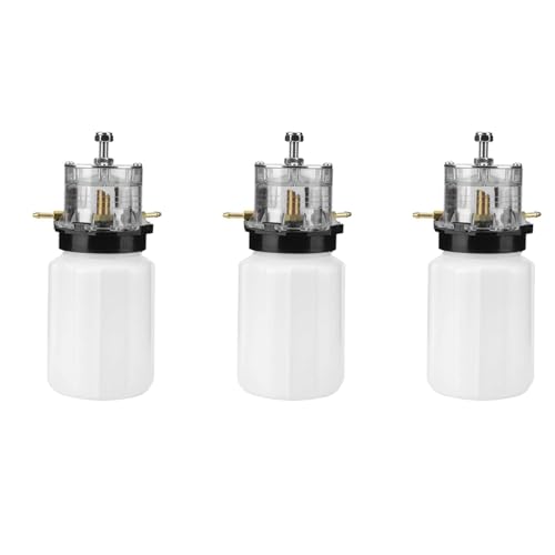Giwnhvx 3 x Ölbehälter für Pumpe Vakuum 500 ml für Melkmaschine Öl im Kunststoff für Zubehör für Melkmaschine für Ziegen und Schafe Giwnhvx 3 x Ölbehälter für Pumpe Vakuum 500 ml für Melkmaschine Öl im Kunststoff für Zubehör für Melkmaschine für Ziegen und Schafe von Giwnhvx