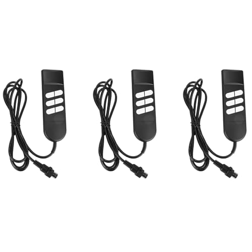 Giwnhvx 3 x elektrische Liegestühle, Controller, 6 Tasten, 5 Pins, Handschalter für Haushaltsgeräte, verstellbare Bettstühle, Liegestühle Giwnhvx 3 x elektrische Liegestühle, Controller, 6 Tasten, 5 Pins, Handschalter für Haushaltsgeräte, verstellbare Bettstühle, Liegestühle von Giwnhvx