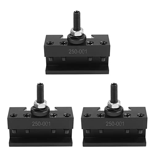 Giwnhvx 3X 250-001 CNC Drehmaschine Werkzeughalter Schnellwechsel Werkzeug Post Cutter Holder Kit Set Giwnhvx 3X 250-001 CNC Drehmaschine Werkzeughalter Schnellwechsel Werkzeug Post Cutter Holder Kit Set von Giwnhvx