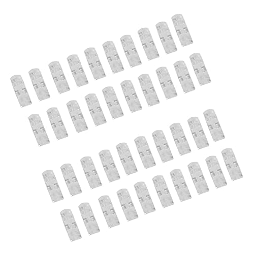 Giwnhvx 40 Stück Drahtbefestigungsklemmen, Schreibtisch-Draht-Clips, Halterklemmen, Kabel-Clip, Gerät, USB-Kabel-Clips von Giwnhvx