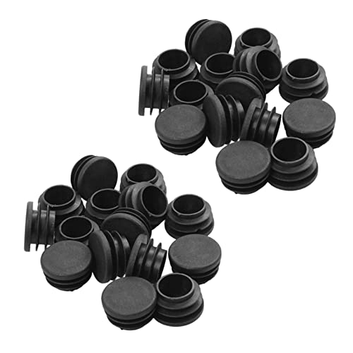 Giwnhvx 48Pack Stuhl Tischbeine Stecker 22 mm Durchmesser Runde Kunststoffabdeckung Gewinde Eingesetztes Rohr von Giwnhvx