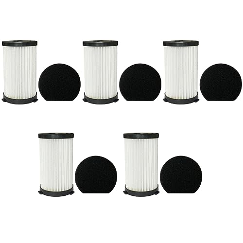 Giwnhvx 5 x waschbare Hepa-Filter und Schwamm-Ersatz-Set für D600 D601 Staubsauger mit Kabel, Ersatzzubehör Giwnhvx 5 x waschbare Hepa-Filter und Schwamm-Ersatz-Set für D600 D601 Staubsauger mit Kabel, Ersatzzubehör von Giwnhvx