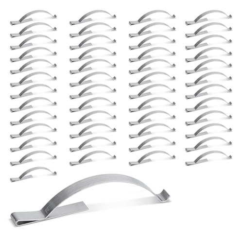 Giwnhvx 50 Stück Fenster-Spannfeder, Eckmontage, flache Fensterfeder, Edelstahl-Fenster-Sichtschutz-Clip, 6,4 cm Giwnhvx 50 Stück Fenster-Spannfeder, Eckmontage, flache Fensterfeder, Edelstahl-Fenster-Sichtschutz-Clip, 6,4 cm von Giwnhvx