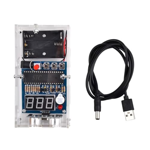Giwnhvx 51-teiliges Ultraschall-Entfernungsmesser-Set mit Mikrocomputer mit Einzelchip/Rückfahrradaralarm -SR04 Giwnhvx 51-teiliges Ultraschall-Entfernungsmesser-Set mit Mikrocomputer mit Einzelchip/Rückfahrradaralarm -SR04 von Giwnhvx