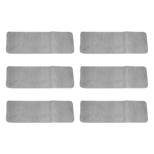 Giwnhvx 6 Stück 120 x 40 cm saugfähiger rutschfester Memory-Schaum Küche Schlafzimmer Tür Bodenmatte Teppich Grau Giwnhvx 6 Stück 120 x 40 cm saugfähiger rutschfester Memory-Schaum Küche Schlafzimmer Tür Bodenmatte Teppich Grau von Giwnhvx