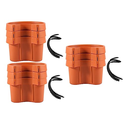 Giwnhvx 9 Teile Einzigartige Dachrinne Fall Rohr Garten Blumen Topf Abfluss Rohr Blumen TöPfe von Giwnhvx